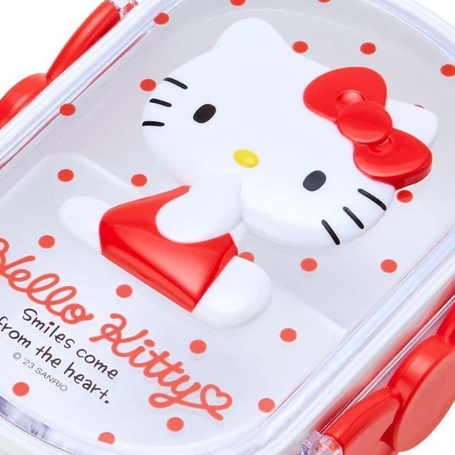 Envase de Colación bento lunch box Hello kitty smiles SANRIO ORIGINAL MADE IN JAPAN-2