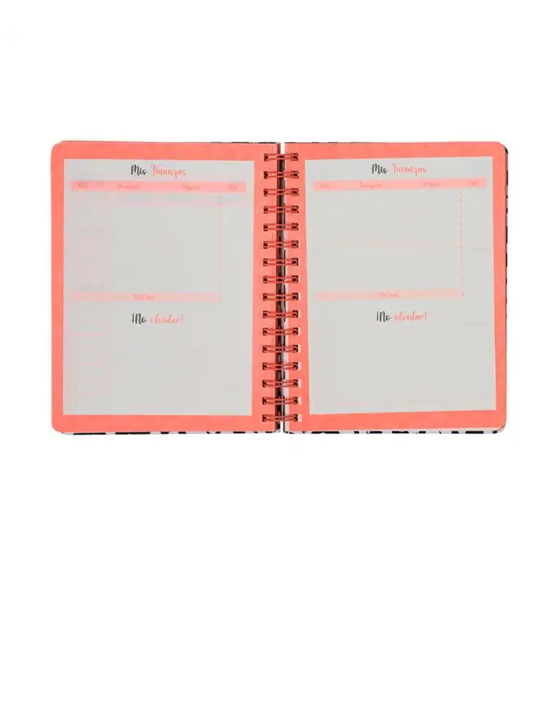 Planner 12 Meses Animal Print 164x214mm-3
