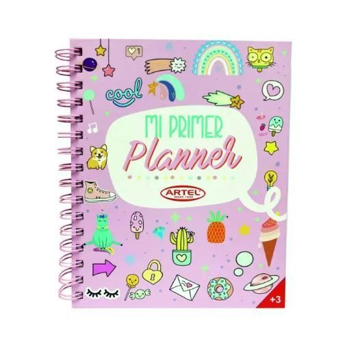 Mi Primer Planner 56 hojas con Stickers anotaciones y Mas-3