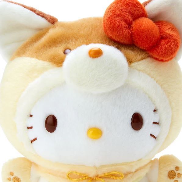 Peluche hello kitty 23cm serie forest friends SANRIO ORIGINAL-2
