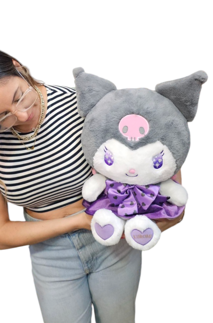 Peluche birthday KUROMI gigante limited edition SANRIO ORIGINAL-4