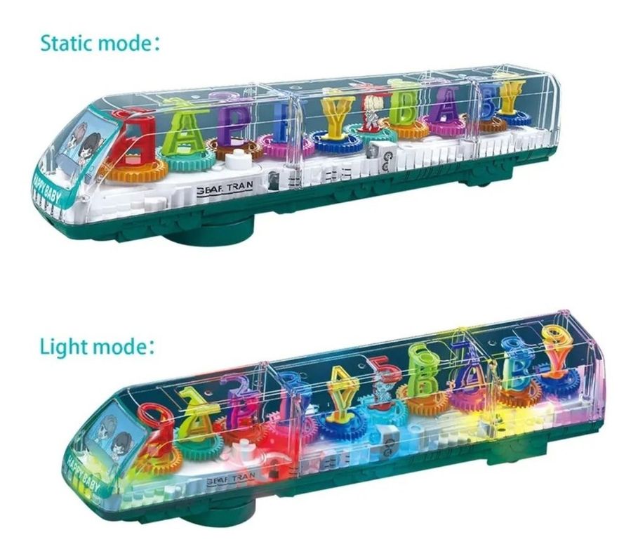 Tren Educativo Transparente Letras Y Números Luminoso-2