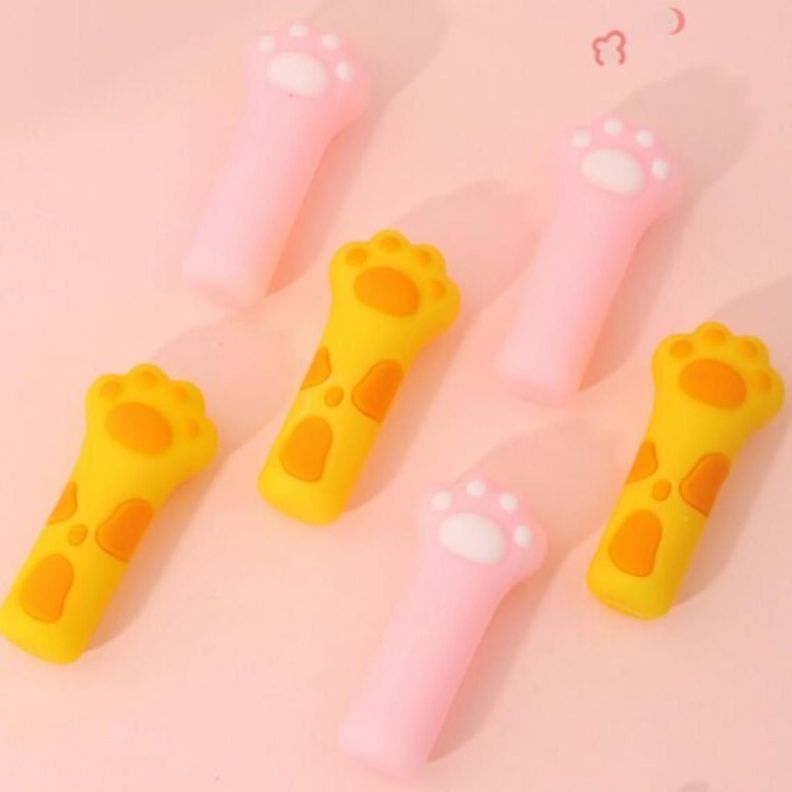 Set 3 Gomas De Borrar Patita De Gatito Kawaii Cute-1