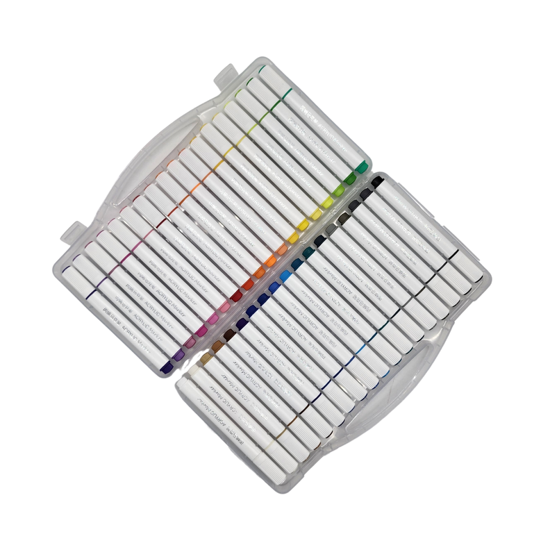 Set Marcadores Acrilicos 36 Lapices Calidad Arte Dibujos-3