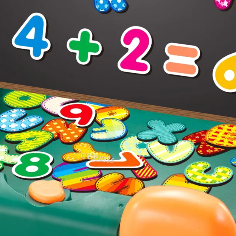 Pizarra Magnetica Puzzle Rompecabezas Tablero Juguete 2 En 1-4