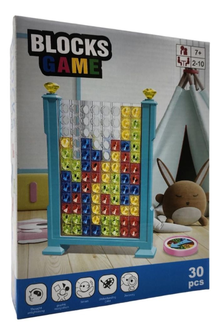 Juego De Mesa Creativo Tetris Blocks Game Educativo-0