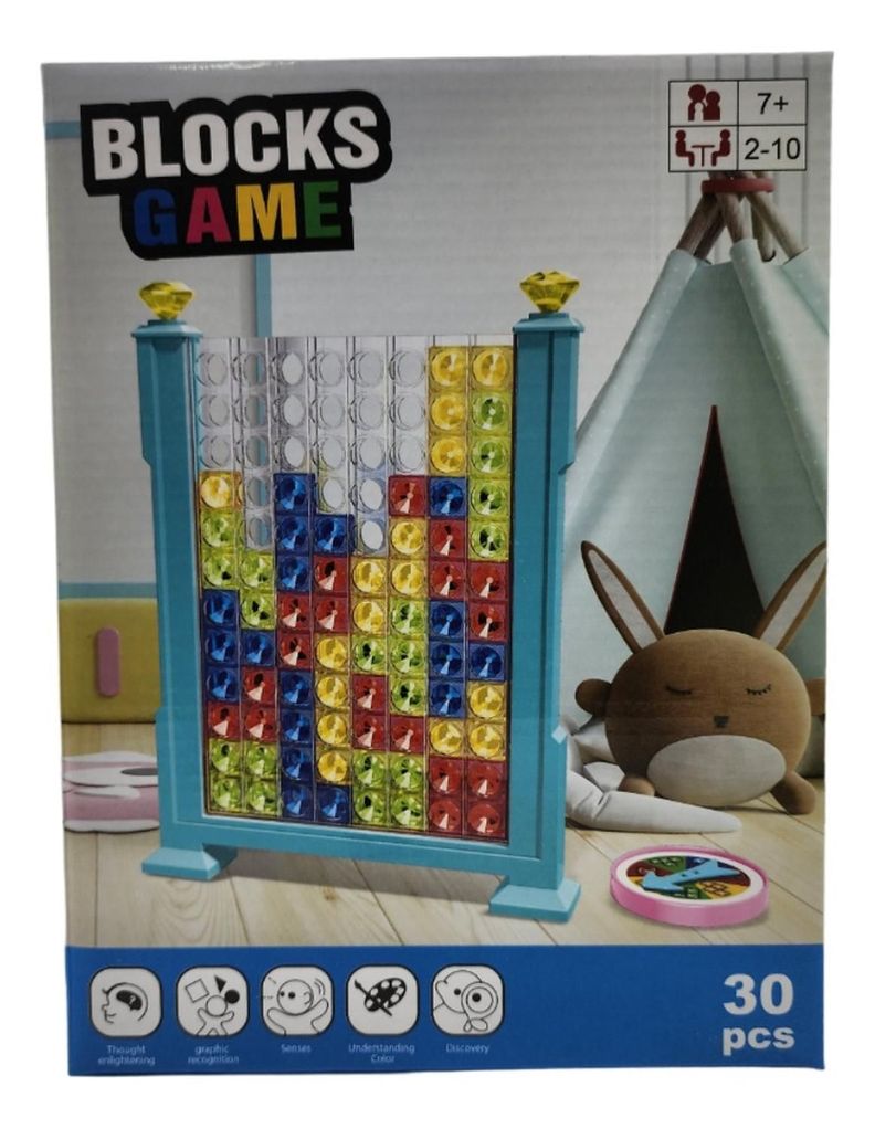 Juego De Mesa Creativo Tetris Blocks Game Educativo-2