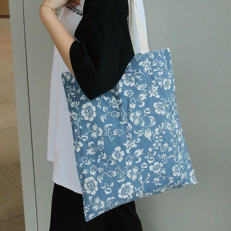 Bolsa De Tela Para Compras Bolsa De Mano Multiuso Diseños-4