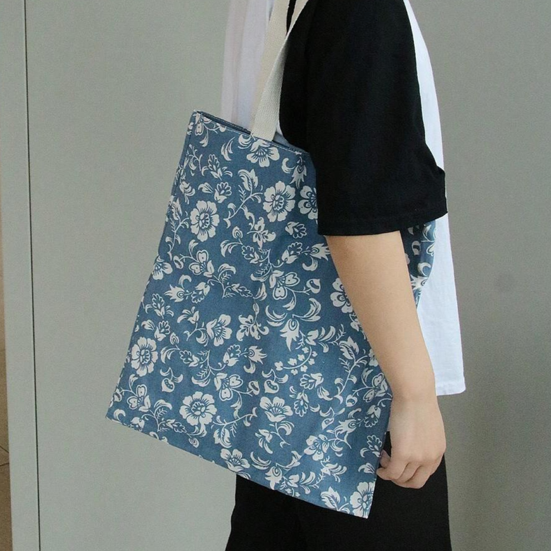 Bolsa De Tela Para Compras Bolsa De Mano Multiuso Diseños-5