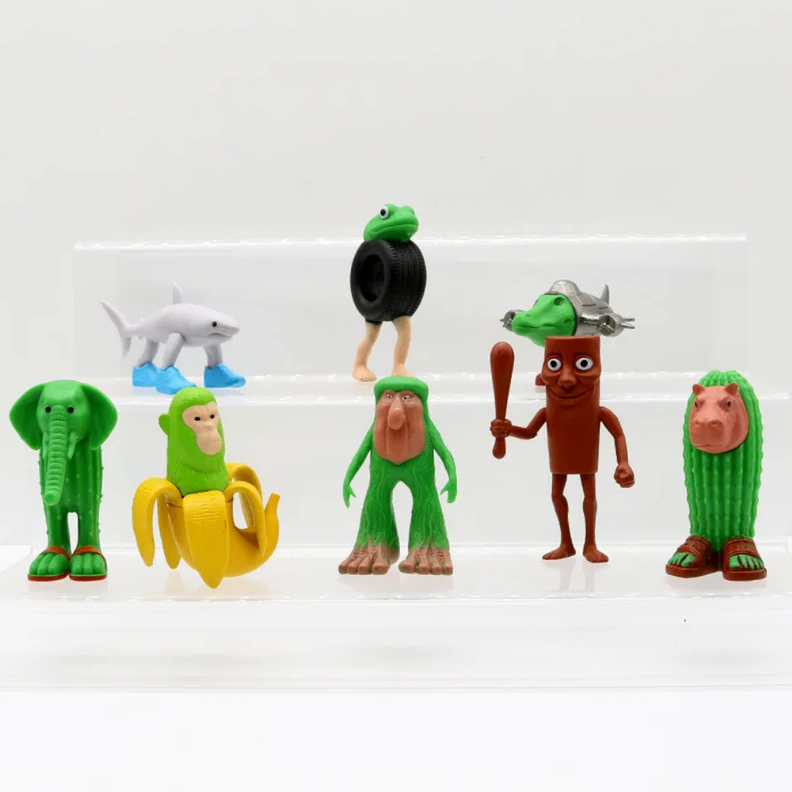 Set 12 Figuras Brainrot Cajita Sorpresa Tralalero Tralala Fliperex