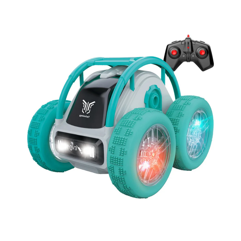Auto a Control Remoto Acrobatico 360 Grados de Rotacion Verde