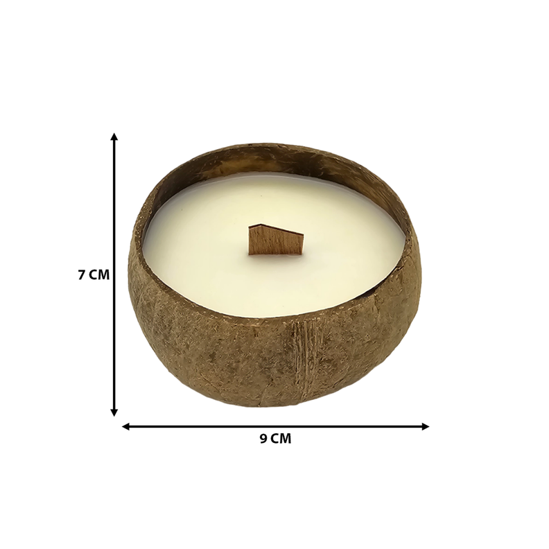 Vela Aromatica Ecologica En Cascara De Coco Cera De Soja-2