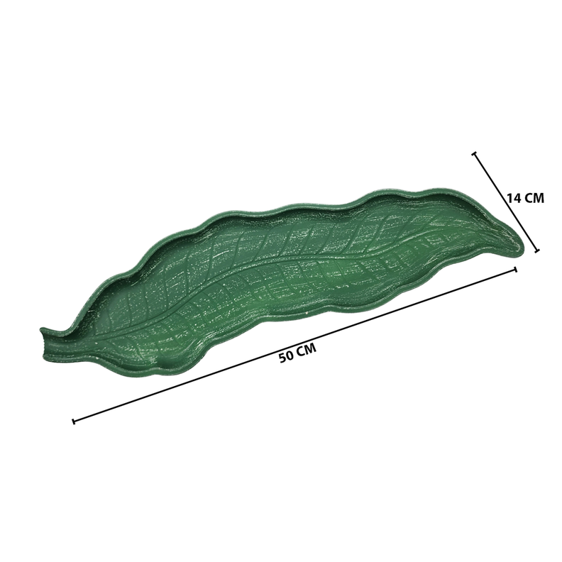 Bandeja Plato Decorativo Hoja Estilo Minimalista Cocina-2