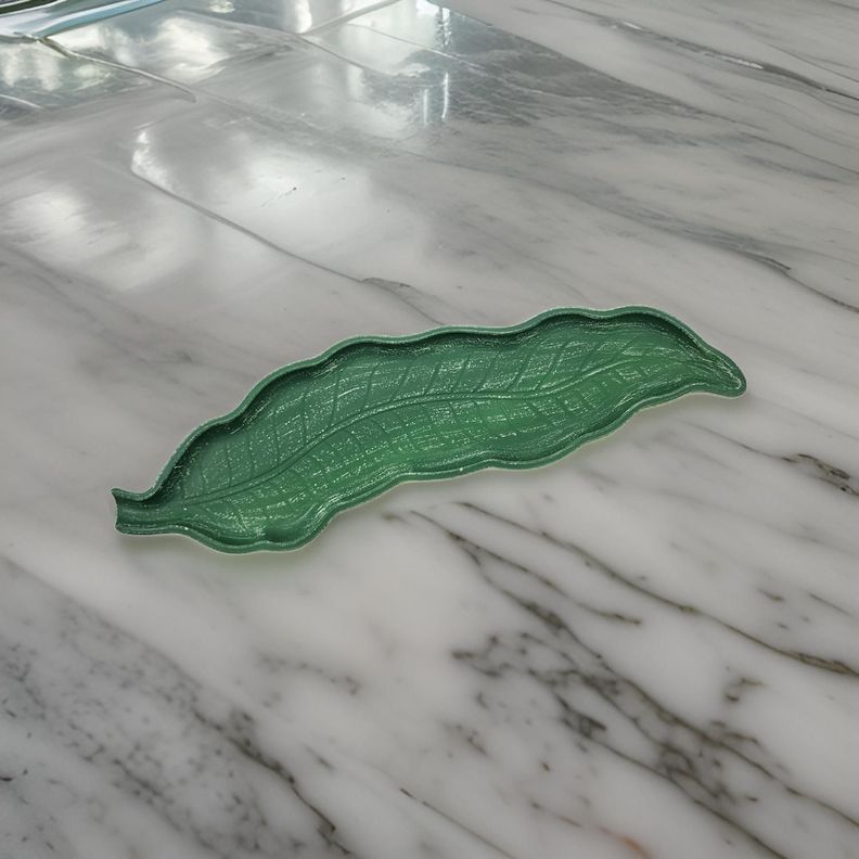 Bandeja Plato Decorativo Hoja Estilo Minimalista Cocina-3