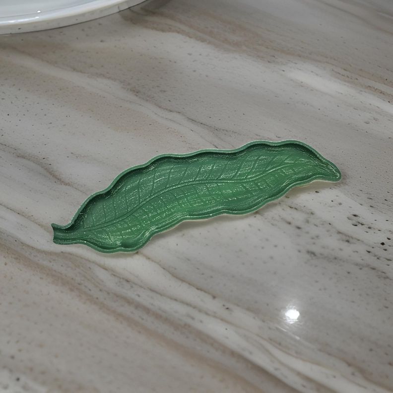 Bandeja Plato Decorativo Hoja Estilo Minimalista Cocina-4