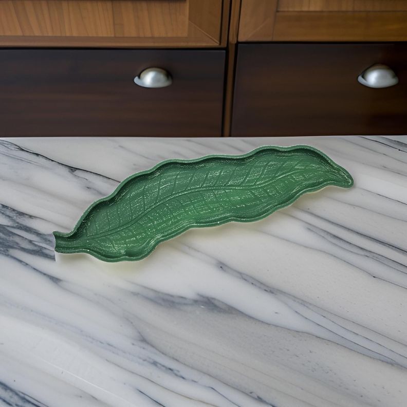 Bandeja Plato Decorativo Hoja Estilo Minimalista Cocina-5
