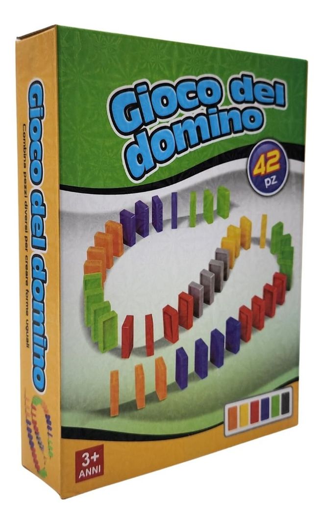 Juego Set Domino De Colores Juego De Mesa Camino Domino-0