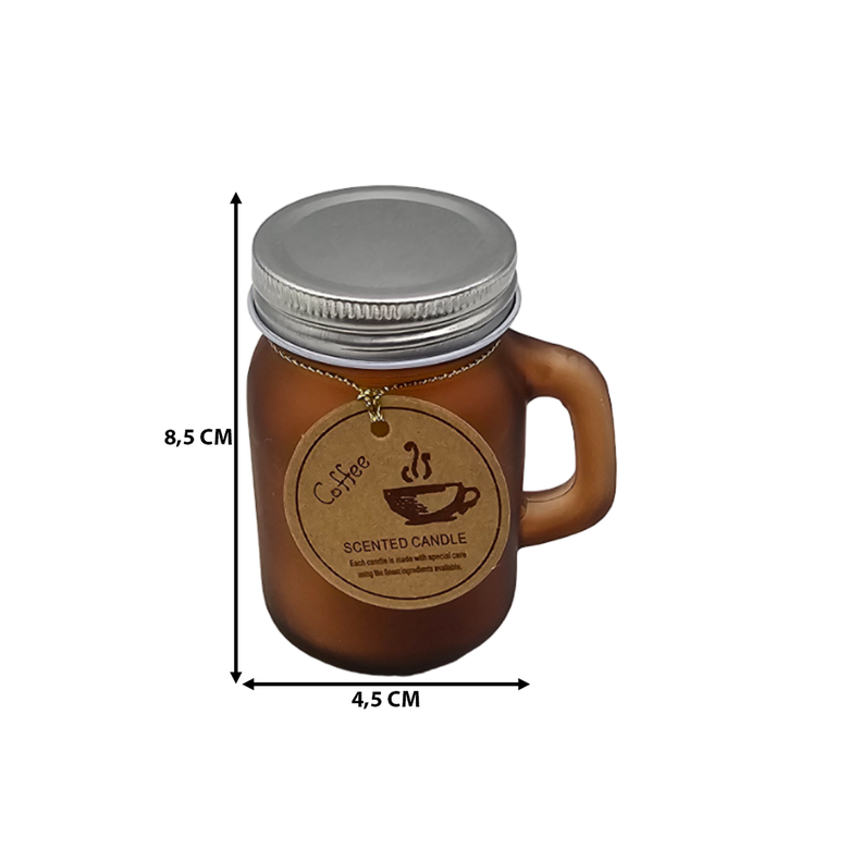 Set 3 Velas Aromatica Elegantes Taza Fragancia Duradera Deco-4