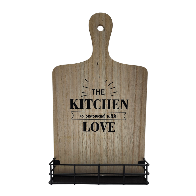 Porta Especiero De Pared Madera Para Cocina The Kitchen Love-0