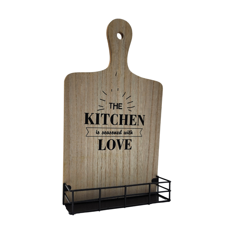 Porta Especiero De Pared Madera Para Cocina The Kitchen Love-1