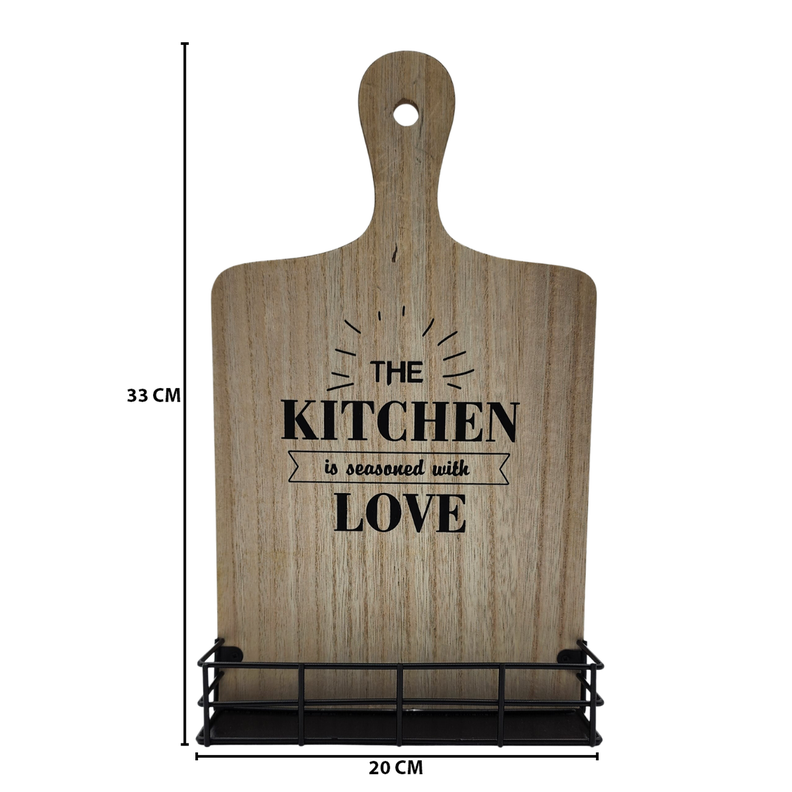 Porta Especiero De Pared Madera Para Cocina The Kitchen Love-2