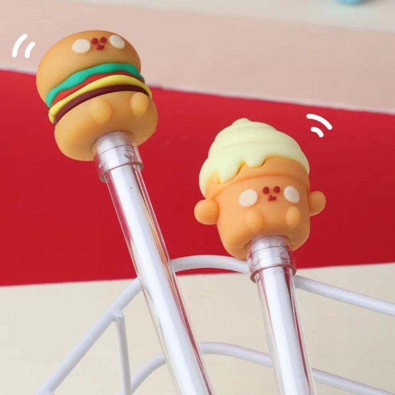 Set 6 Lapices De Alimentos Variados Kawaii Cute-6