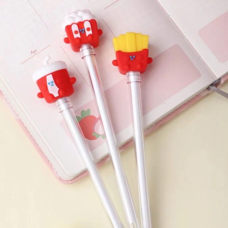 Set 6 Lapices De Alimentos Variados Kawaii Cute-7