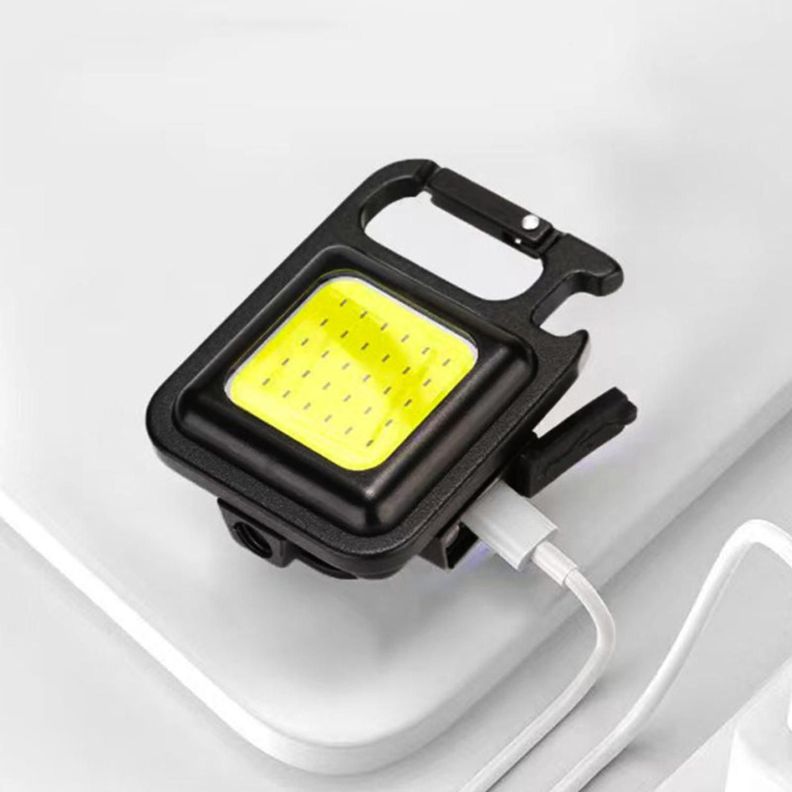Llavero Linterna Led Recargable Con Destapador Multifuncion-4