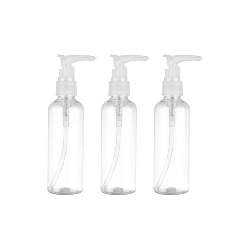 Set 3 Botella Dispensadora 75 Ml Transparente Multiuso-0