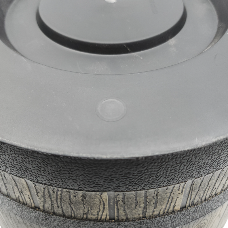 Macetero Plastico Diseño Efecto Barril De Madera Maceta XL-4