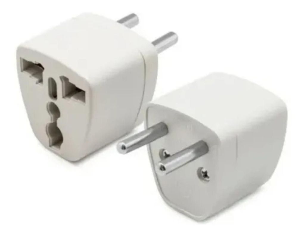 Pack 5 Adaptadores Enchufe De Americano A Europeo Chile-1