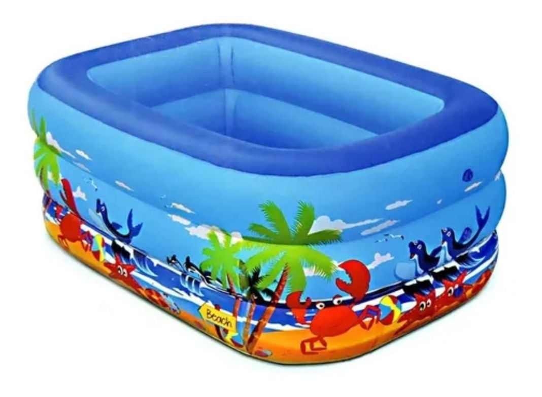Piscina Inflable Niños Piscinas Rectangular 150cm-1