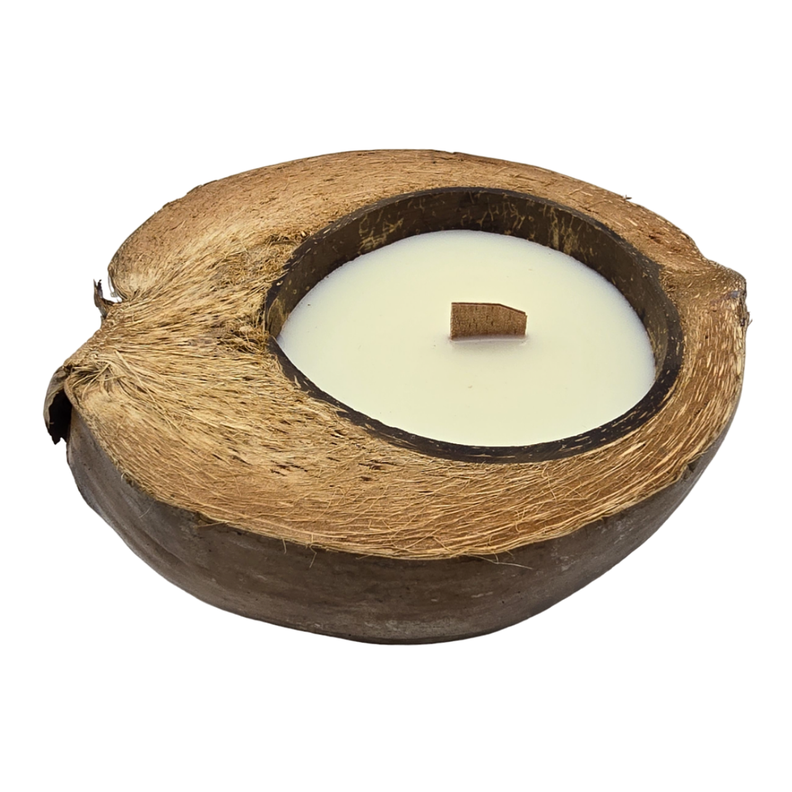 Vela Aromatica Ecologica Aroma De Coco Natural Cera Natural-0