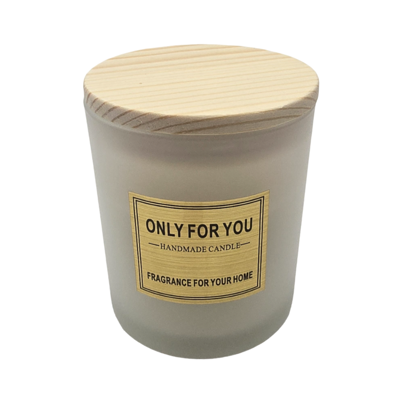 Vela Aromatica Elegante Fragancia Duradera Vaso Blanco-0