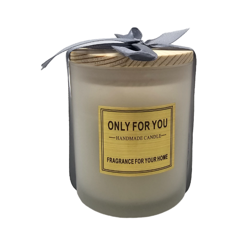 Vela Aromatica Elegante Fragancia Duradera Vaso Blanco-5