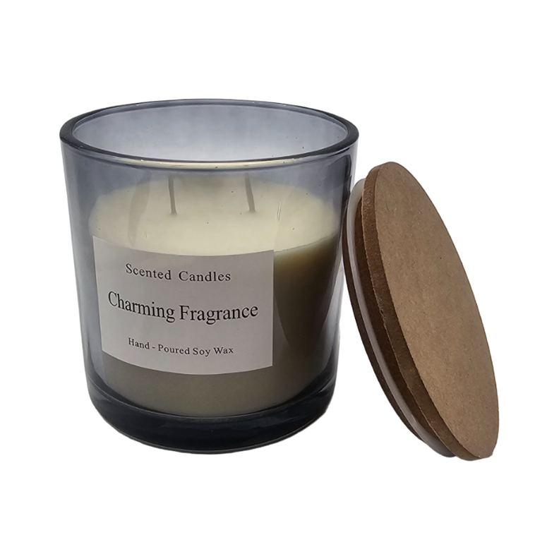 Vela Aromatica Elegante Fragancia Duradera Recipiente Humo-0