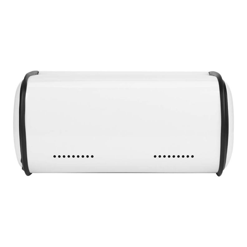Panera Metálica Vintage Retro Abatible Acero Color Blanco-5