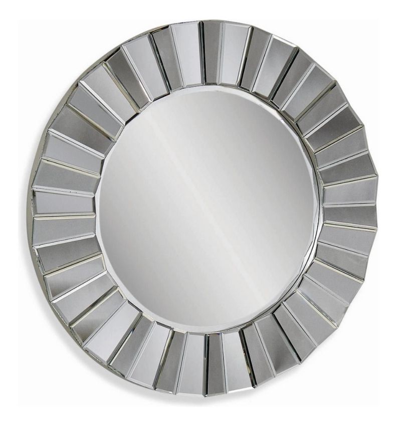 Cuadro Espejos Decorativos Decoracion Living Espejo Plateado-0