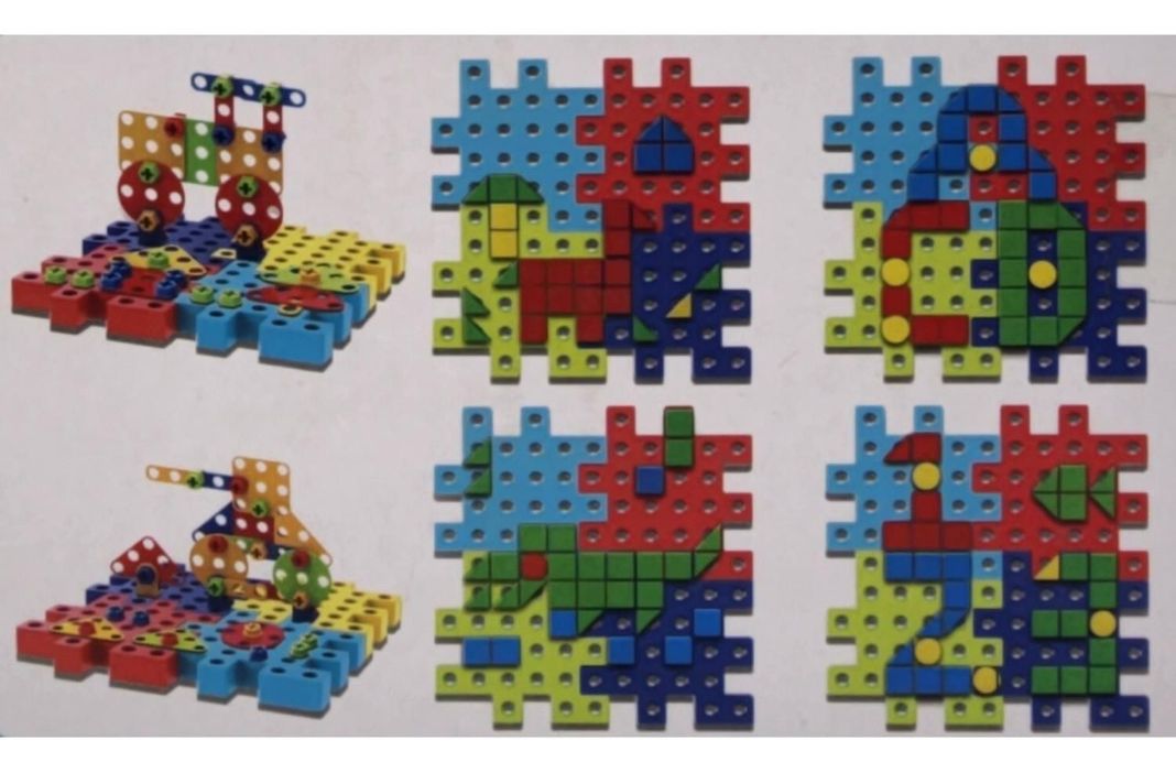 Juego De Mesa Engranajes Circuitos Bloques Educativo 202 Pcs-2