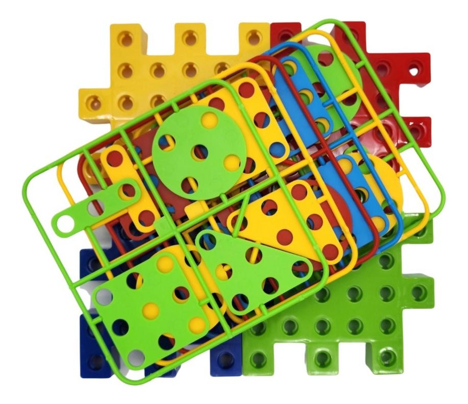 Juego De Mesa Engranajes Circuitos Bloques Educativo 202 Pcs-5