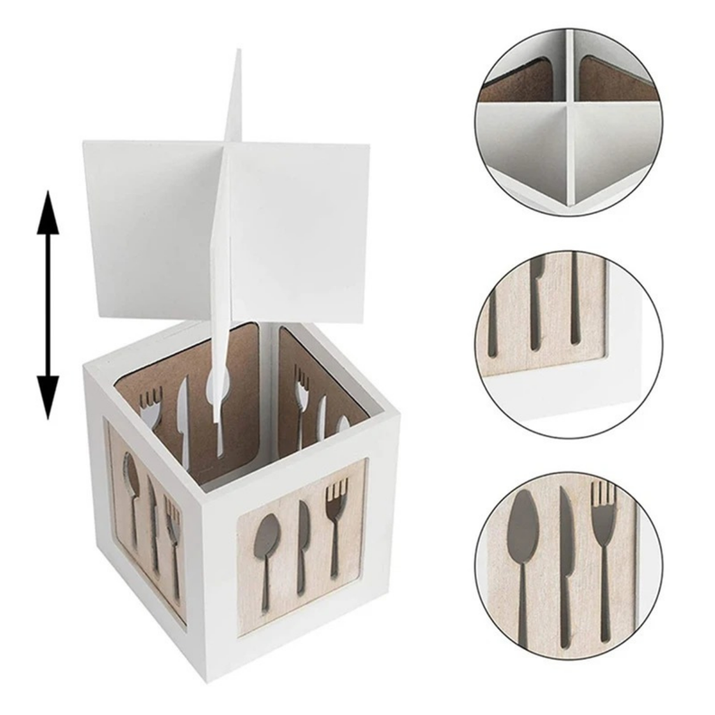 Organizador De Servicios Cubiertos De Cocina Porta Servicios-6