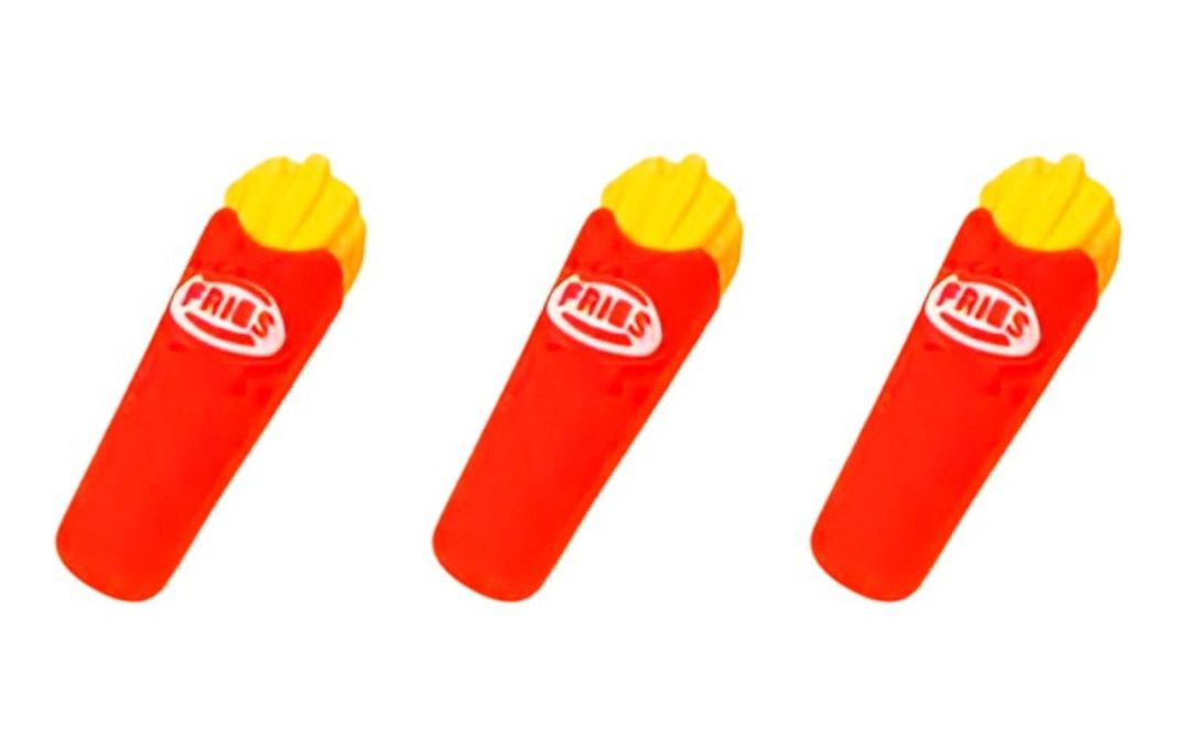 Set 3 Gomas De Borrar Papas Fritas Kawaii Cute-0