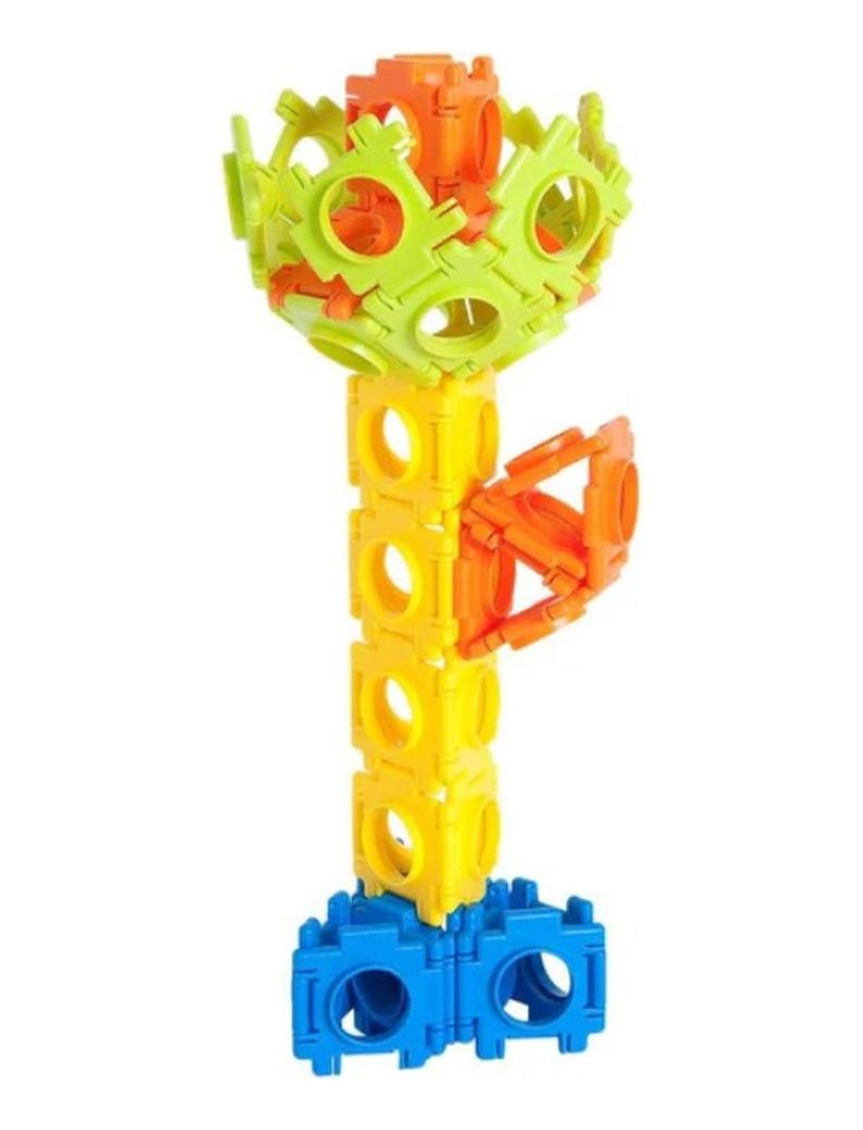 Set Bloques Armables Cuadrados Múltiples Figuras Posibles-3