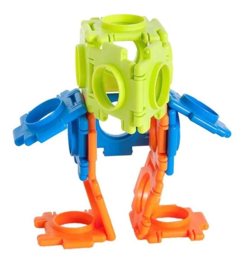 Set Bloques Armables Cuadrados Múltiples Figuras Posibles-4