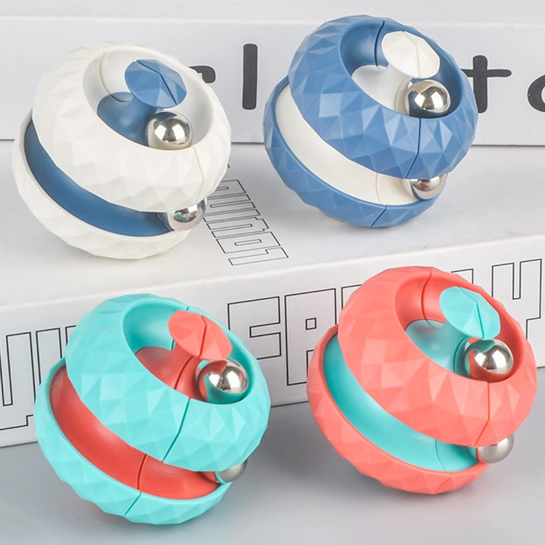 Juguete Cubo Giratorio Antiestres Creative Orbit Ball Color-6
