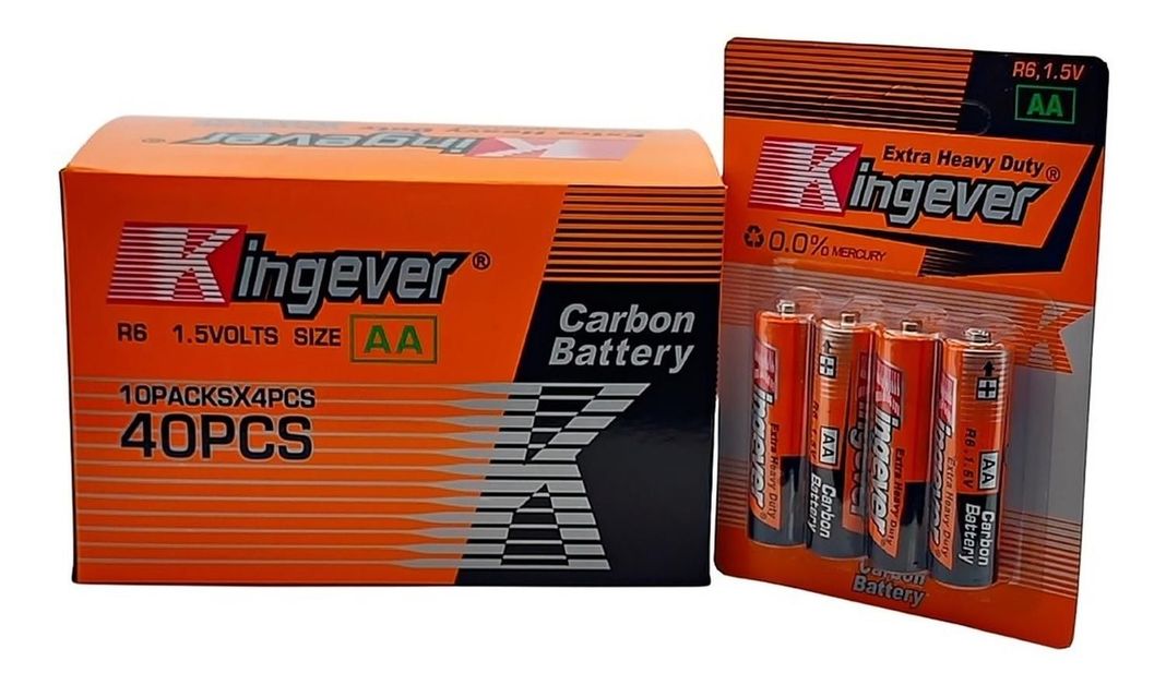 Pack Pilas Doble Aa Kingever 40 Unidades-0