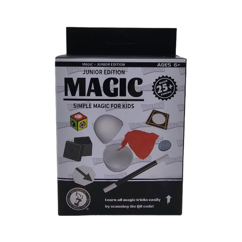 Set Juego De Magia Magic 25 Trucos De Mago Con Varita Niños-1