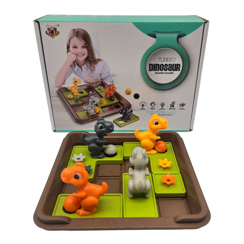Rompecabeza 3D Juego De Habilidad y Logica Funny Dinosaurio-1