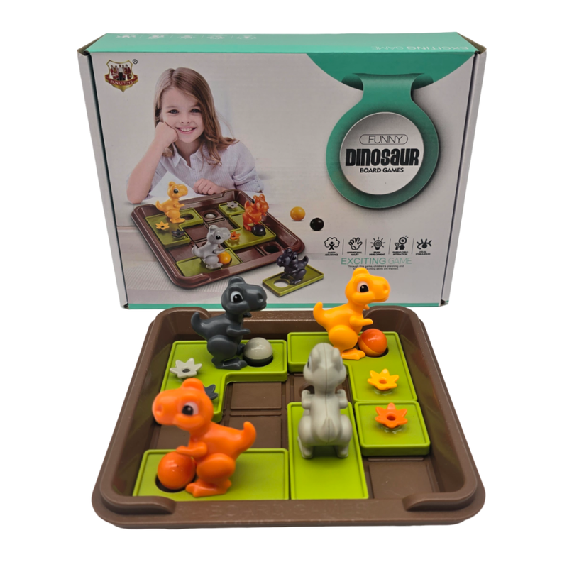 Rompecabeza 3D Juego De Habilidad y Logica Funny Dinosaurio-2