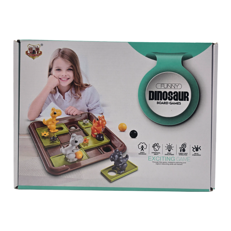 Rompecabeza 3D Juego De Habilidad y Logica Funny Dinosaurio-5